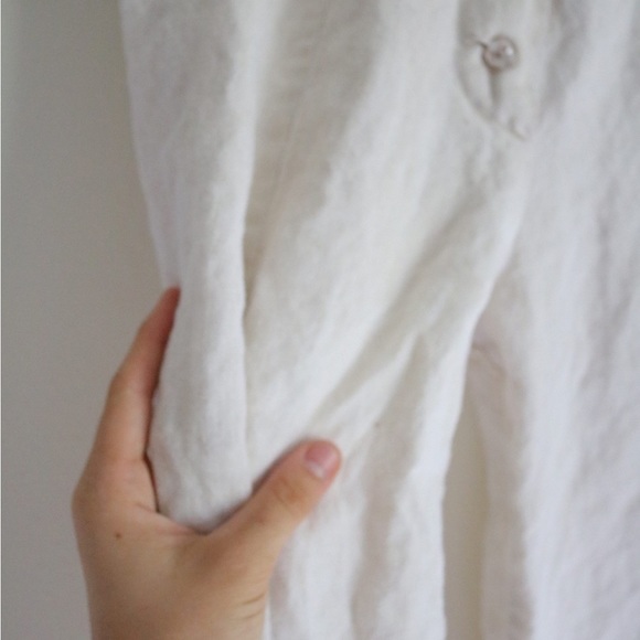 Seeds Linen Brown Buttons with Drawstring Trousers - Picture 13 of 16